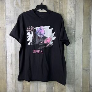 Return To Sender Size XL Black Short Sleeve T-Shirt w/Anime Japanese